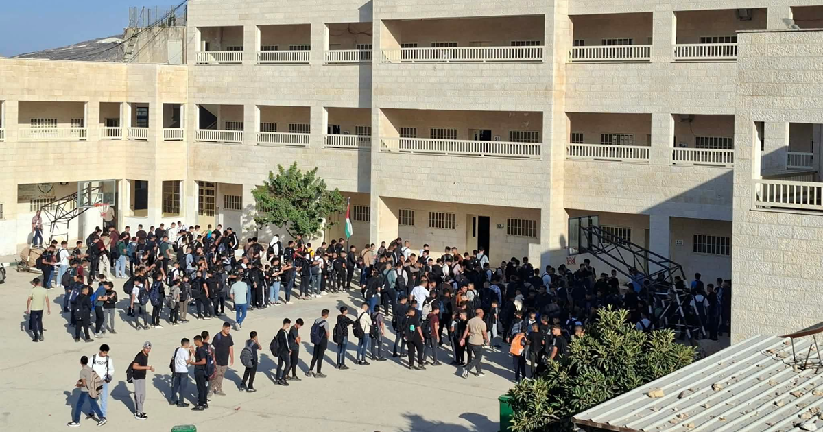 الجمل : انتظام العملية التعليمية في جميع مدارس جنوب نابلس رغم معيقات الاحتلال